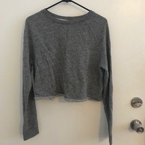 Mossimo Gray Terry Sweatshirt